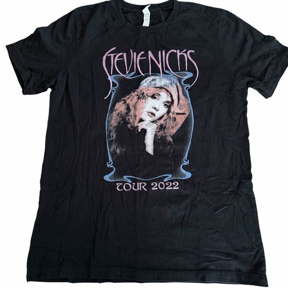 Bella Canvas Tops - Stevie Nicks 2022 Tour Graphic Tee LARGE NEW
